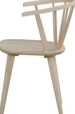 PiPi matgrupp, runt matbord Ø150 cm inkl 4 st Dalsland karmstolar - Whitewash + 3.00 x Möbeltassar