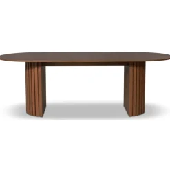 PiPi ovalt matbord o valnötsbets 230x95 cm - Bord i Valnöt