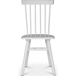 PiPi ovalt matgrupp 240 cm inkl 8 st vita Orust pinnstolar - Oljad ekfanér