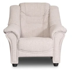 Plaza fåtölj i beige tyg
