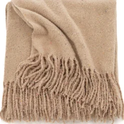 Pläd 130x170 cm - Beige