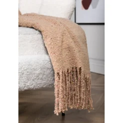 Pläd 130x170 cm - Beige