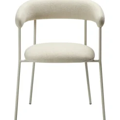 Plenti karmstol - Vit bouclé/cashmere