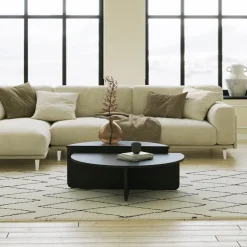 Podium soffbord Ø90 cm - Svart