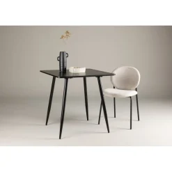 Polar matbord 75 x 75 cm - Svart