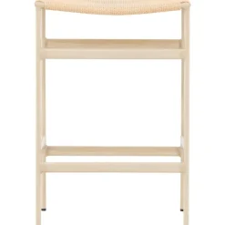 Polly barstol - Beige/Whitewash
