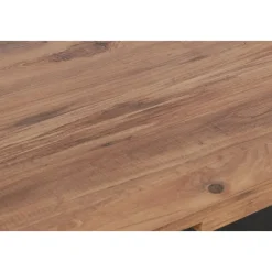 Polo matbord 110-170 x 75 cm - Valnöt/svart