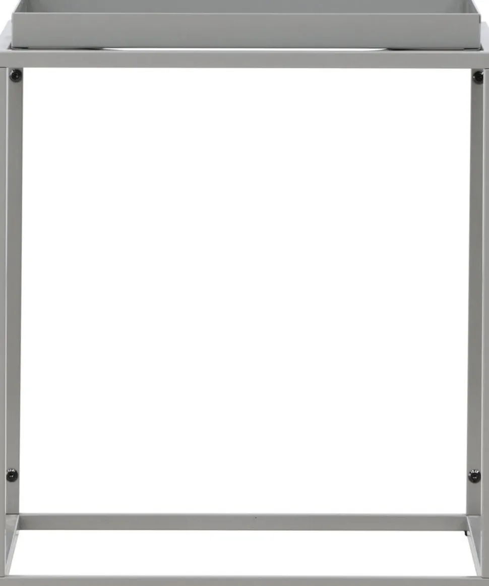 Porto sidobord 45 x 45 cm - Mörkgrå