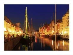 Posterworld - Motiv Copenhagen by night - 50x70 cm