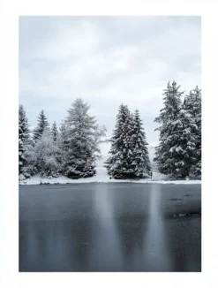 Posterworld - Motiv Frozen lake - 50x70 cm