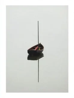 Posterworld - Motiv Lonely Boat - 50x70 cm