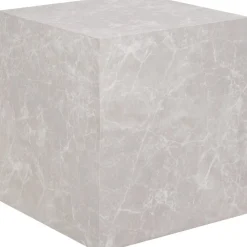 Prague sidobord 40 x 40 cm - Marmor