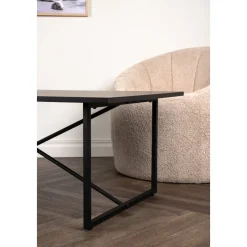 Pryor soffbord 110 x 70 cm - Svart