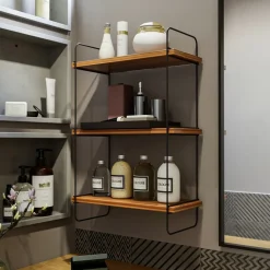 Pulalis vägghylla - Valnöt