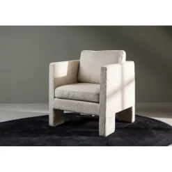 Ragusa fåtölj - Vit bouclé