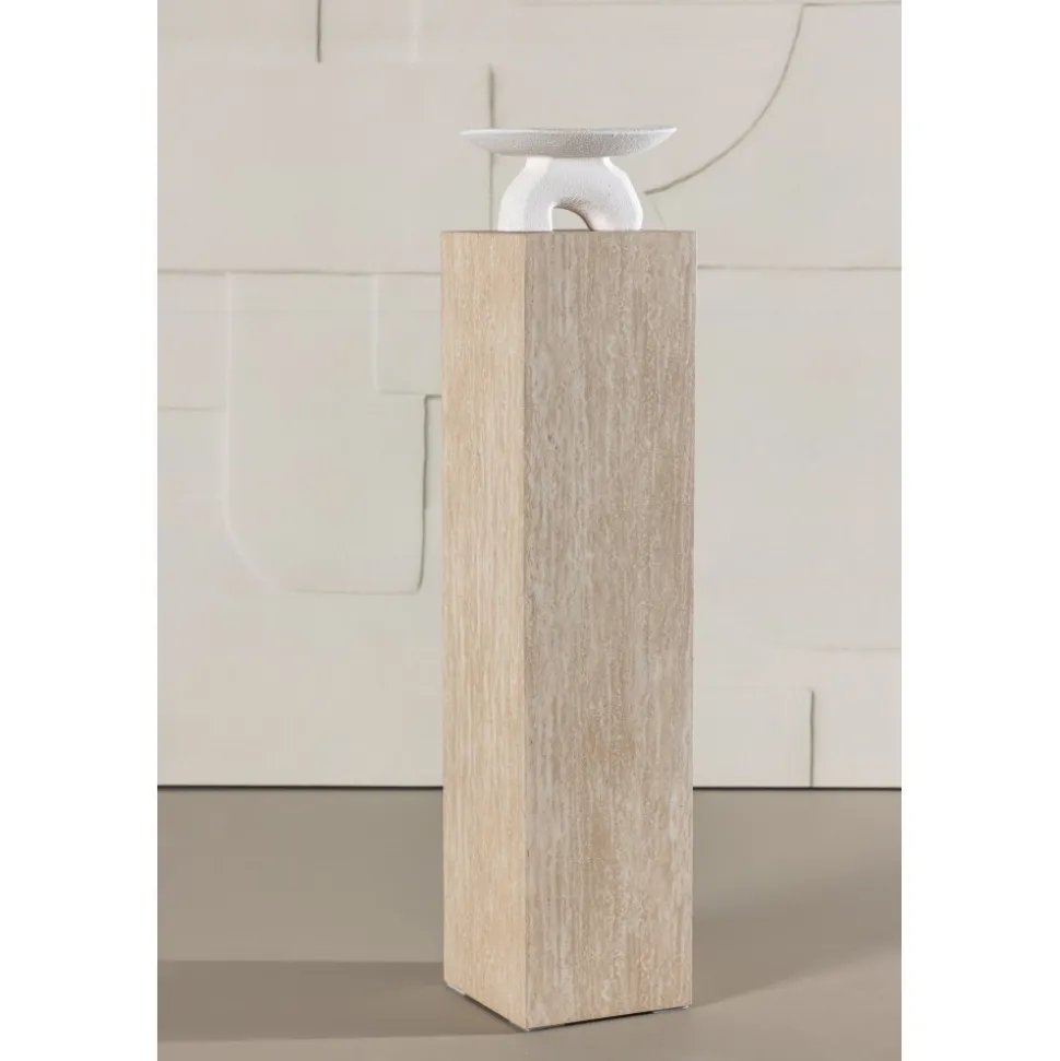 Ramsvik sidobord H:95 cm - Travertin-look