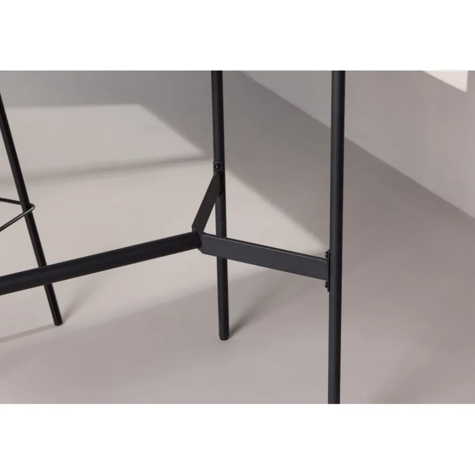 Rax barbord 120 x 60 cm - Svart