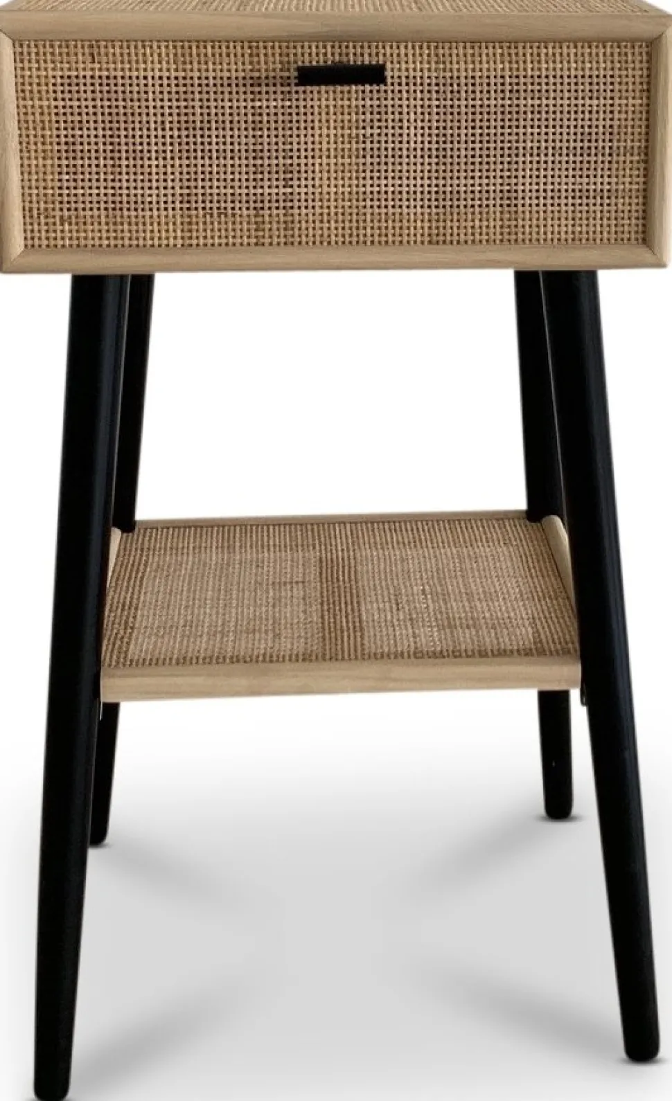 React sängbord - Rotting / Svart + Textilrengöring för möbler