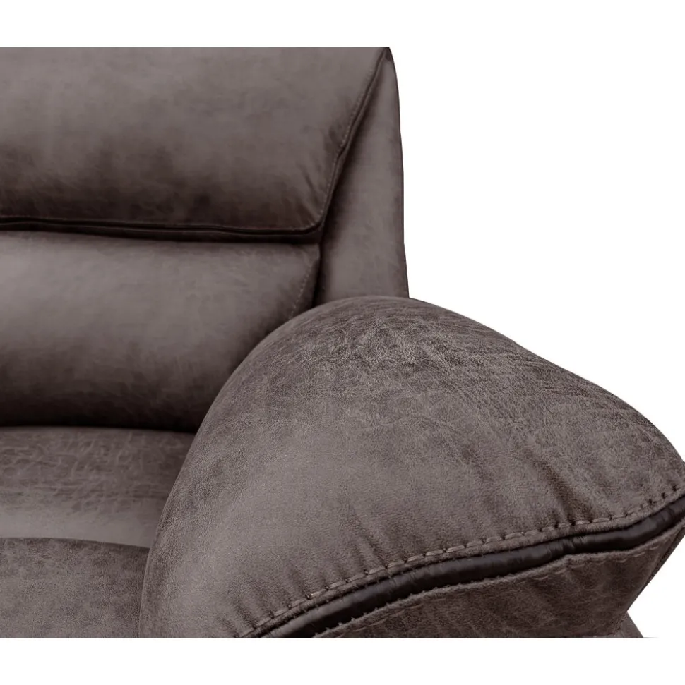 Reclinerfåtölj brun (Mikrofiber) - Riverdale + Fläckborttagare för möbler