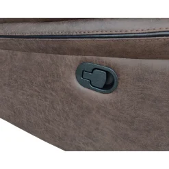 Reclinerfåtölj brun (Mikrofiber) - Riverdale + Fläckborttagare för möbler