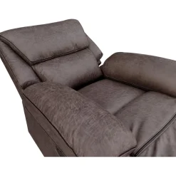 Reclinerfåtölj brun (Mikrofiber) - Riverdale + Fläckborttagare för möbler