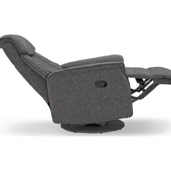 Reclinerfåtölj i grått tyg - Umeå + Fläckborttagare för möbler