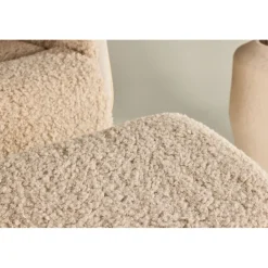 Reclinerfåtölj med fotpall Beige / Ek - Hagön + Fläckborttagare för möbler