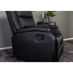 Reclinerfåtölj med fotstöd svart - Bengt + Fläckborttagare för möbler