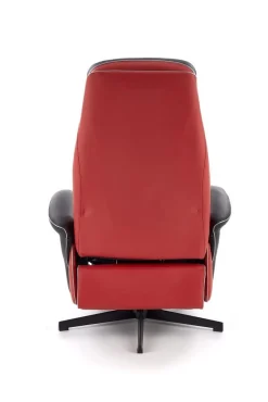 Reclinerfåtölj svart / röd - Camaro lyx