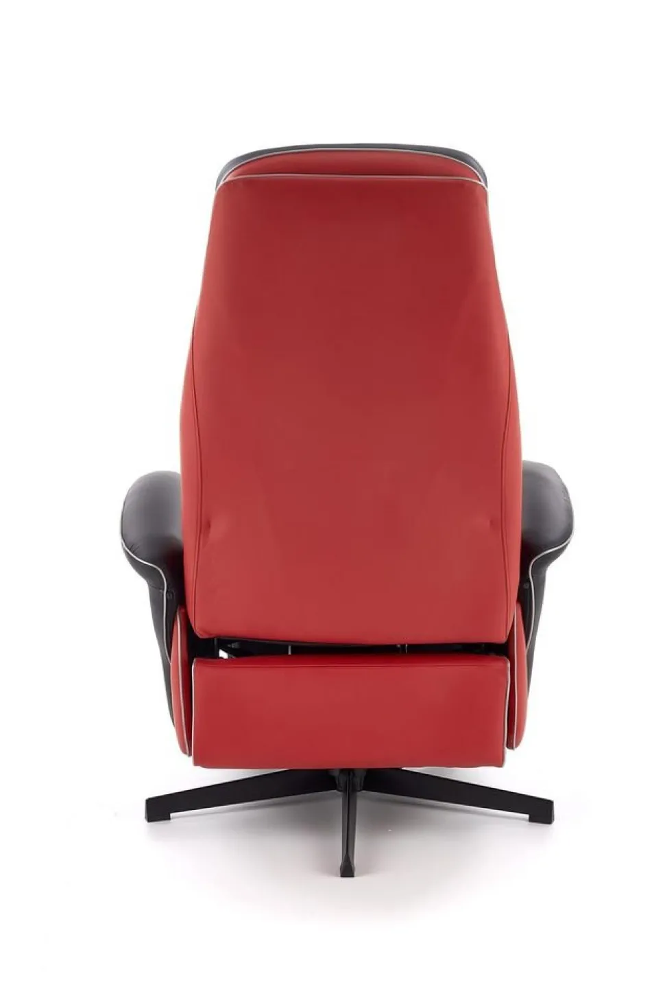 Reclinerfåtölj svart / röd - Camaro lyx