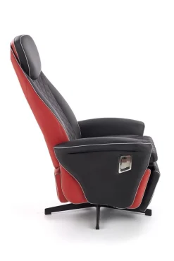 Reclinerfåtölj svart / röd - Camaro lyx