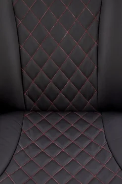 Reclinerfåtölj svart / röd - Camaro lyx