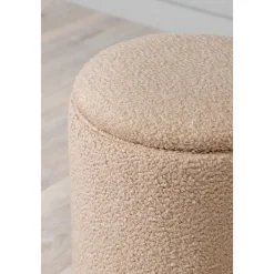 Remi sittpuff - Beige teddy