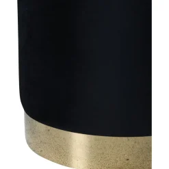 Remi sittpuff - Svart sammet