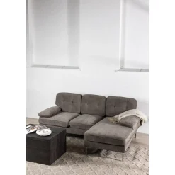 Remis divansoffa - Mörkgrå