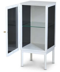 Revel vitt sängbord 75 cm med vänster hängd dörr + Textilrengöring för möbler