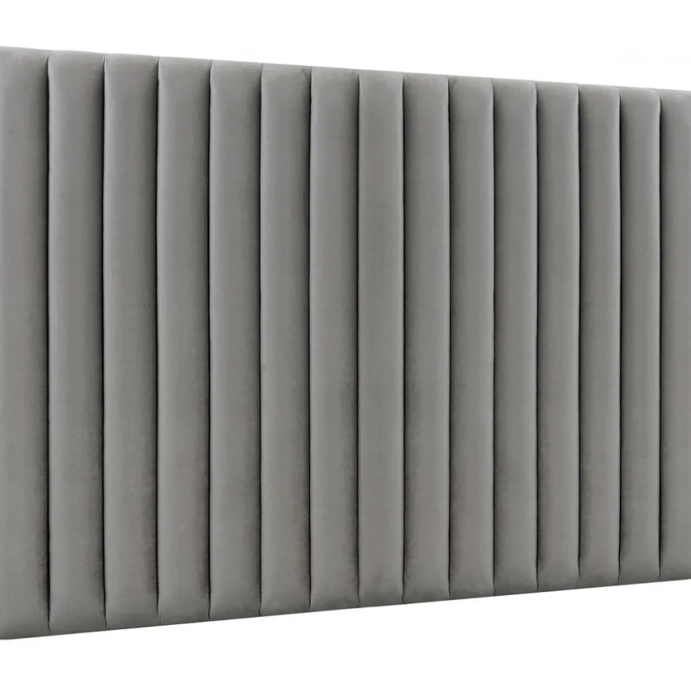 Ribbersborg sänggavel (Grå sammet) - Valfri bredd