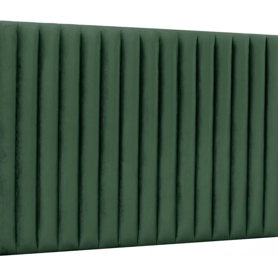 Ribbersborg sänggavel (Smaragdgrön sammet) - Valfri bredd