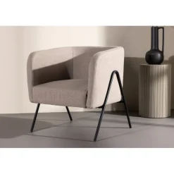 Rika fåtölj - Beige/Svart