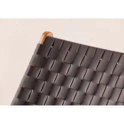 Rike fåtölj - Brun/teak