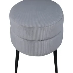 Rino sittpuff - Grå manchester