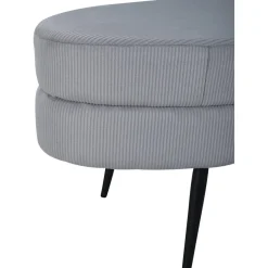 Rino sittpuff - Grå manchester