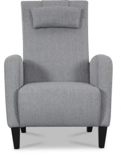 Rondö fåtölj med fotpall - Ljusgrå + Textilrengöring för möbler