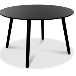 Rosvik matgrupp, matbord med 4 st Smokey matstolar - Svart/Vintage + 4.00 x Stolsdyna