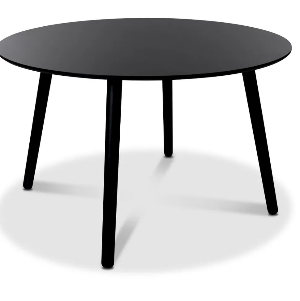 Rosvik matgrupp, matbord med 4 st Carisma sammetsstolar - Grå/Svart