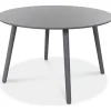 Rosvik runt grått matbord Ø120 cm