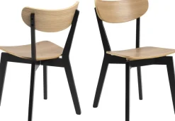 Roxby matstol - Ek/svart
