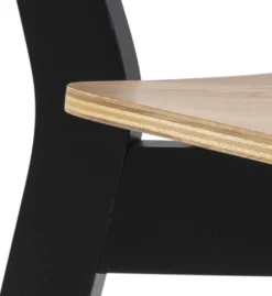 Roxby matstol - Ek/svart