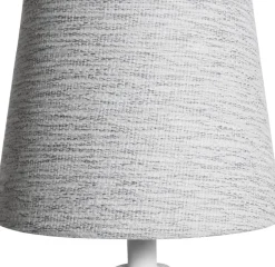 Rund lampskärm 18x23x18 cm - Ljus (grovt linne)