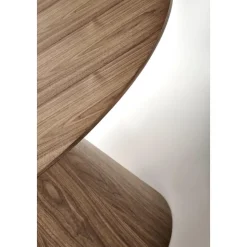 Runt soffbord i valnöt Ø80 cm